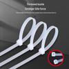 White Nylon Cable Ties, 5.2x350mm, 250-Pack
