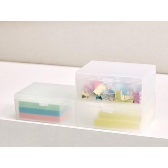 Comet Genomskinlig Plast Fotokort Toppladdare Vis visitkort Förvaringsfodral (4)