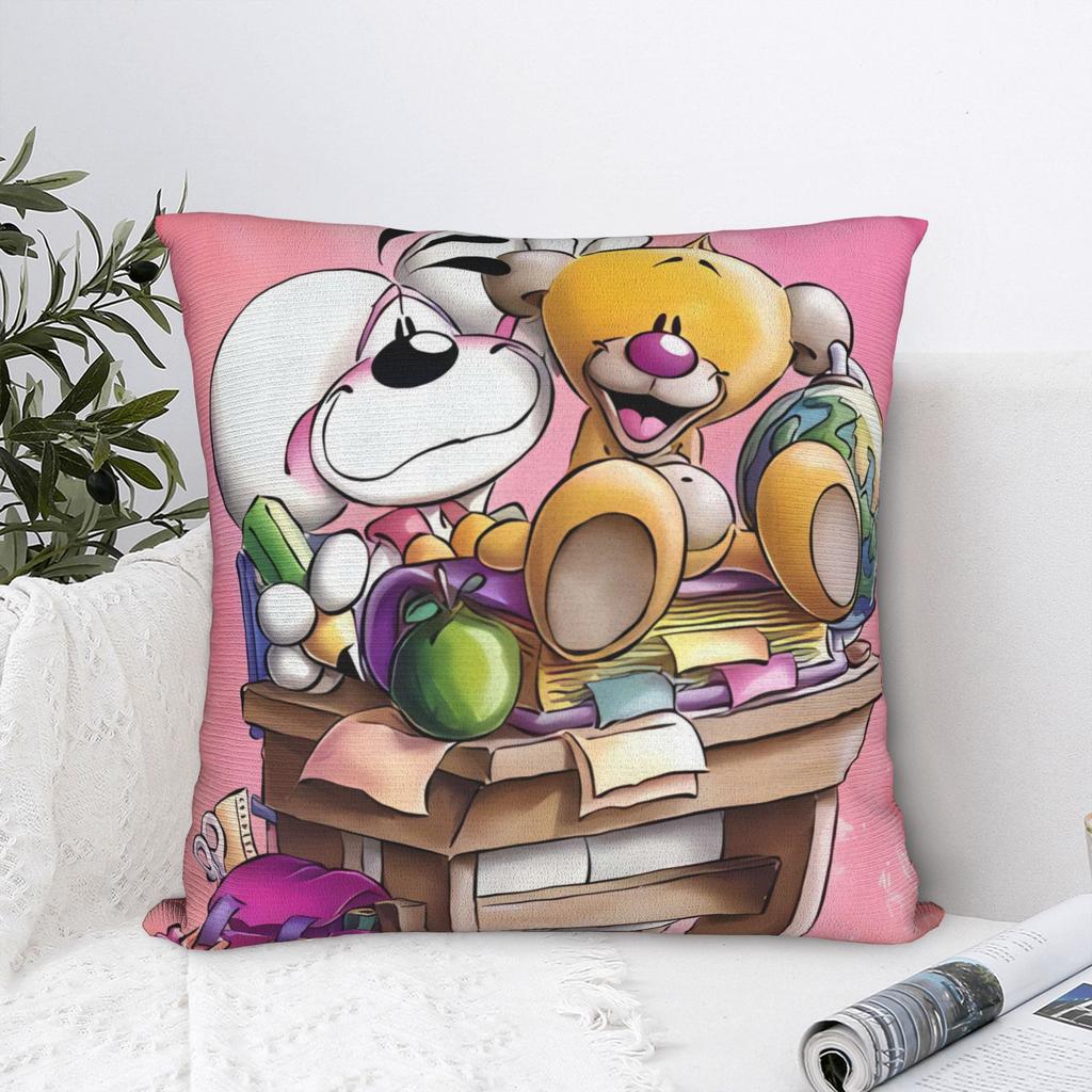 Federa Cuscino Diddl Studio Cartone Animato Federa Cuscino Novità per Divano Letto Camera da Letto Morbida Federa Cuscino Regalo