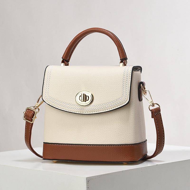 IELGY Ladies Messenger Bag Contrast Color Shoulder Portable Small Square Bag