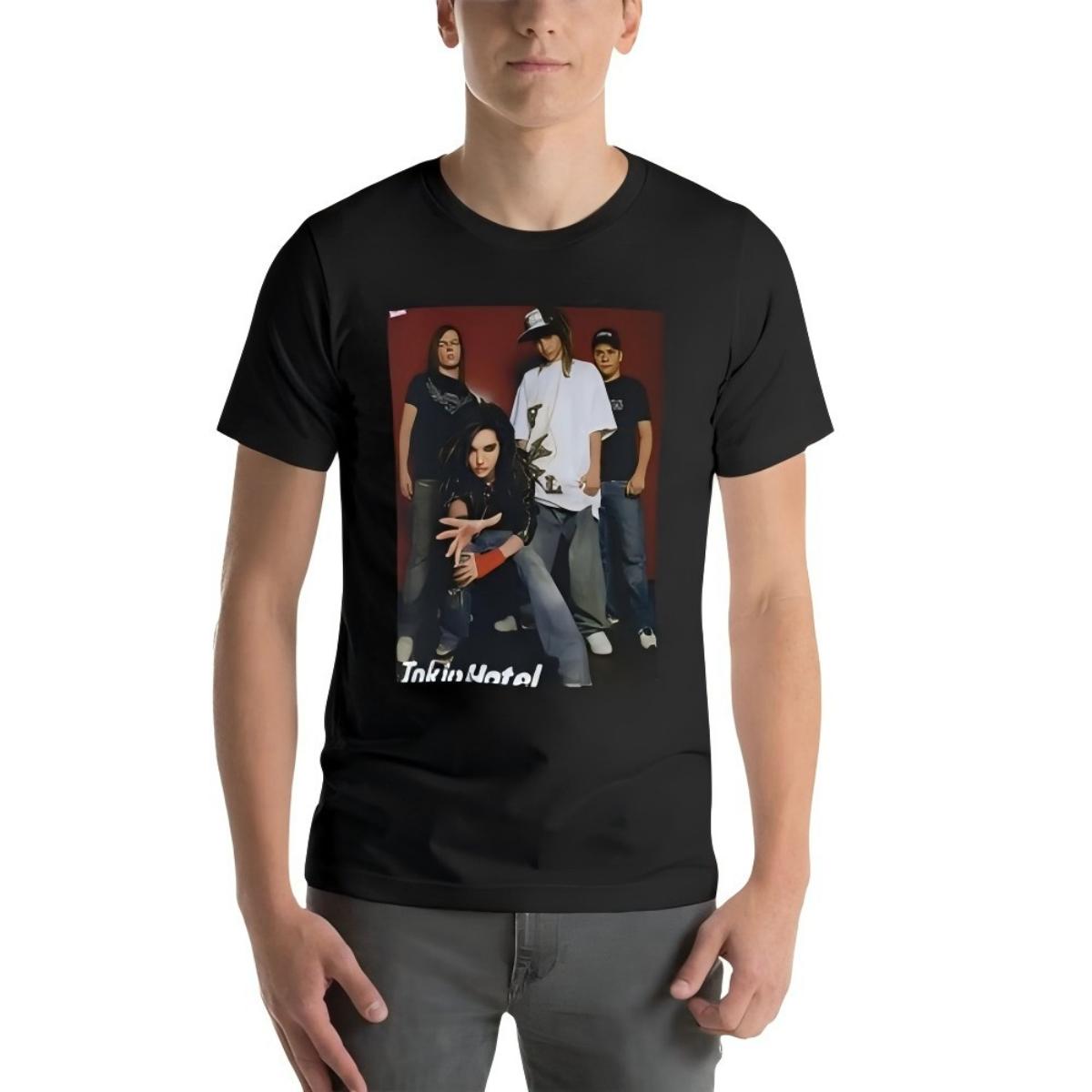 Tokio Hotel Group Photo T-Shirt M