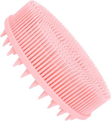 RENESMEE Silicone Bath Brush, Soft Body Brush for Exfoliating & Glowing Skin, Gentle Massage with Body Scrubber for All Kinds of Skin, Hygienic, Imp