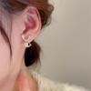 Korean Pearl Rabbit S925 Sterling Silver Stud Earrings