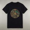 Hippie T-Shirt, Peace And Love Shirt, Unisex Baumwolle, Retro Tee