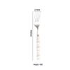 Pearl Ceramic Handle Stainless Steel Cutlery Set