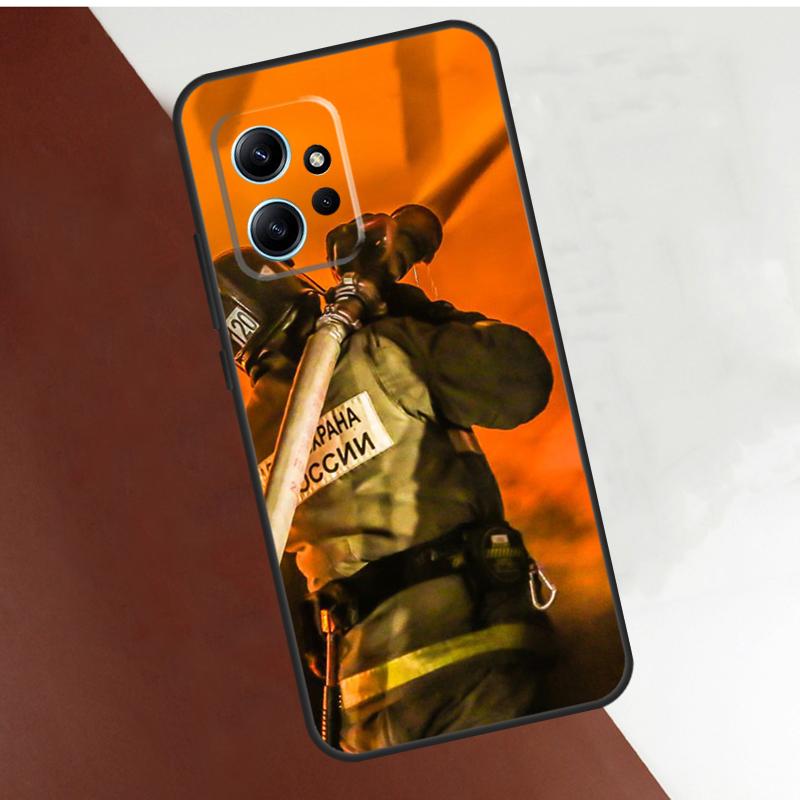 Fire Fighter Hero Case For Xiaomi Redmi Note 13 10 11 12 14 15 Pro Plus Cover For Redmi 15C 15 12C 13C 14C 10C