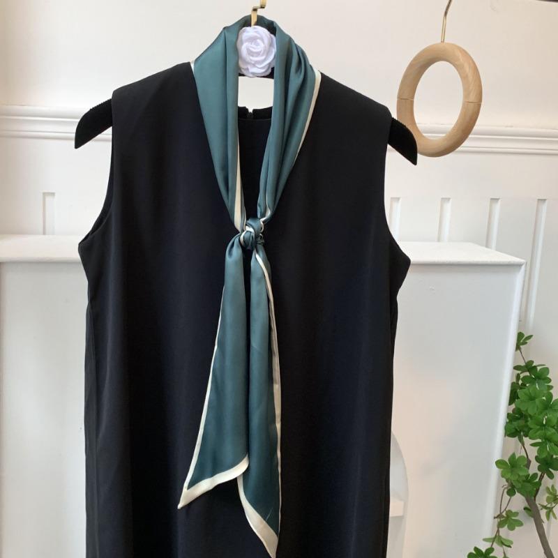 Silk Scarf, Long Strip, Versatile Shirt, Neck Protection, Scarf, Silk Scarf, Multi-purpose Headscarf, Headband, Hair Tie, Decorative Waist Belt.