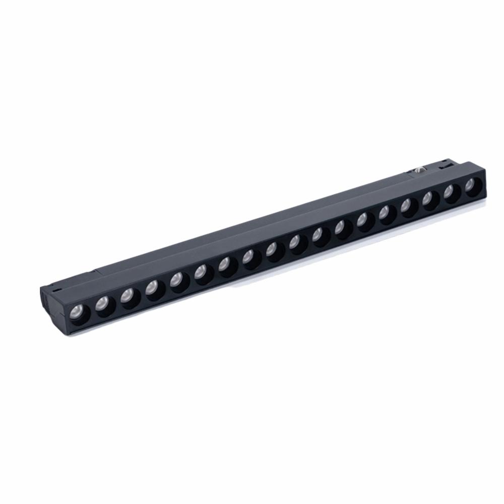 48V Intelligent Magnetic Grille Light Track Light Dimmable Recessed Rectangle Long track lighting Guide Lamp Linear Grille Light