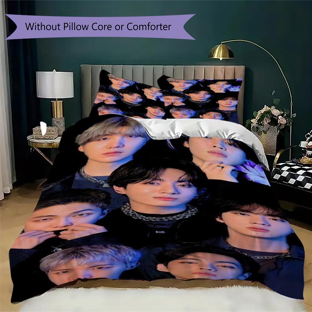 Boy Group Portrait Bedding 1 Duvet Cover 2 Pillowcase Without Core Without Core Duvet Cover And Pillowcase Soft And Comfortable