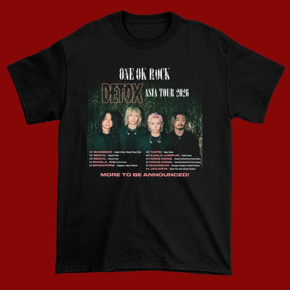 One Ok Rock Detox Asia Tour 2026 Black Cotton Shirt S5xl Cl43 S