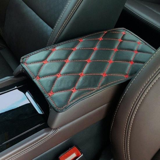 Car Armrest Pad Cover Center Console Box PU Leather Cushion Mat Car Accessories