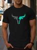 Bull Logo Graphic Black T-shirt