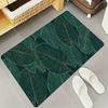 Green Leaf Print Kitchen Floor Mat Living Room Entrance Non-slip Carpets Bathroom Toilet Doormat Balcony Hallway Rugs Home Decor