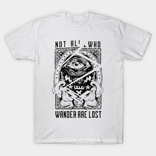 

T Shirt Women Not All Who Wander Are Lost Harajuku Print Kawaii Tshirt Summer Short Sleeve Female T-Shirt Top Tee S розовый
