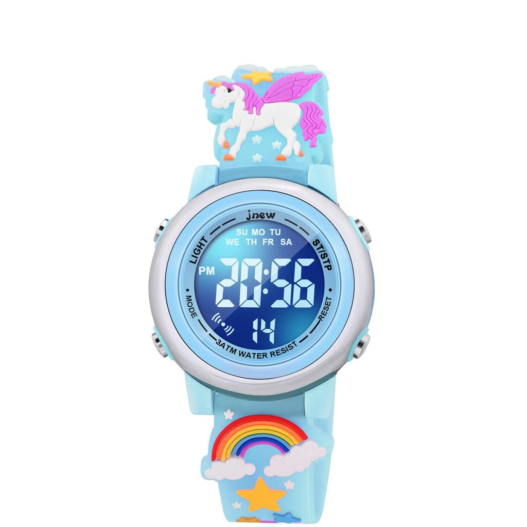 VAPCUFF Gift for Girls Ages 3-10, Kids Watch Toy for 3, 4, 5, 6, 7, 8 Years Old, Birthday Festival Gift for Girls Ages 4-9, Unicorn Blue