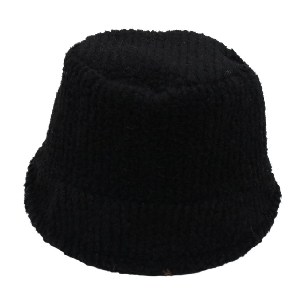 Cute Soft Plush Hat Thickened Bucket Hat Warm Head Hat Soft Winter Hat Women