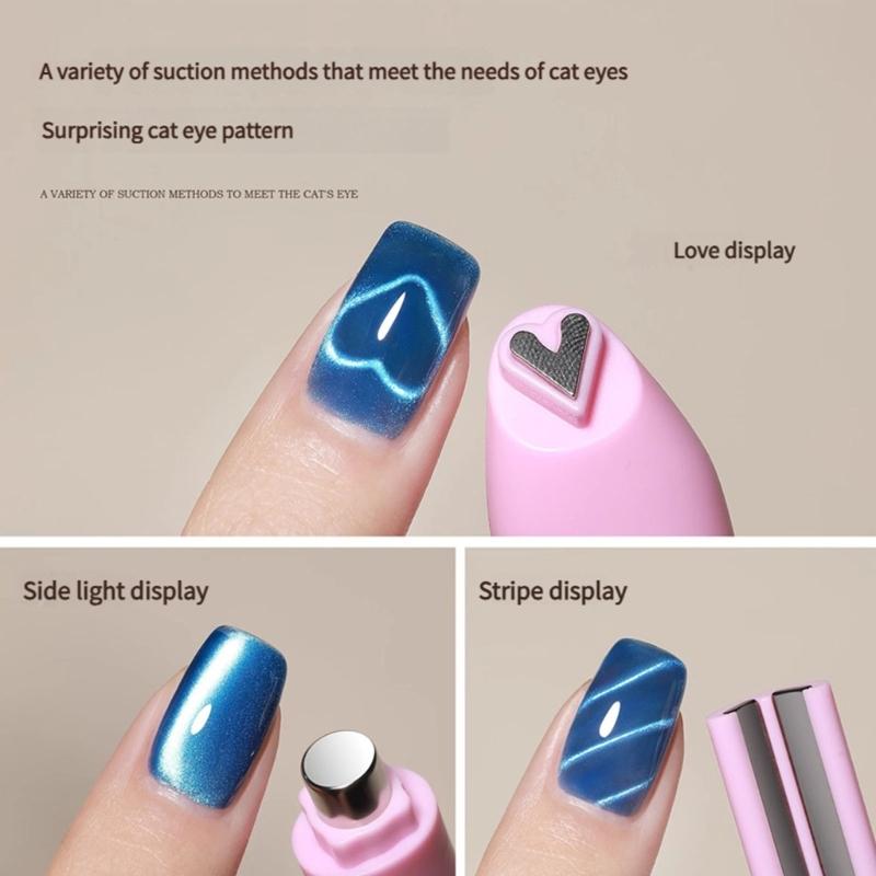 Magnetisch für Nägel Galvanisiert Kätzchenauge Herz Design Magnetisches Nagelwerkzeug Für Salonqualität DIY-Maniküren