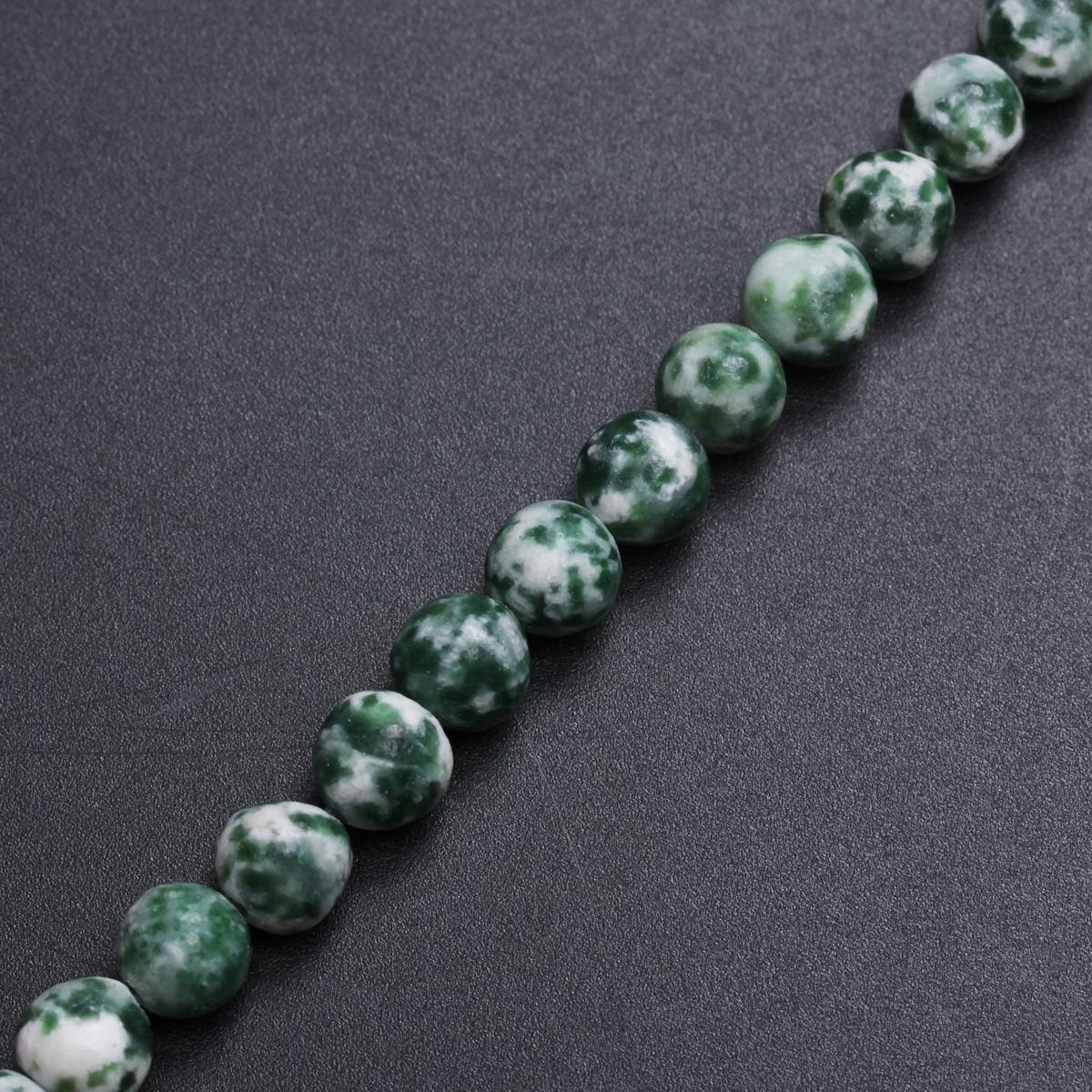 

4/6/8/10 мм Натуральный камень Бусины россыпью Зеленый камень Круглые бусины ручной работы Ювелирные изделия Аксессуары DIY 6mm 1 string