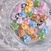 Pig Bears Animal Nail Rhinestones Cartoon Nail Drills Cartoon Nail Decorations 3D Nail Jewelry