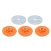 5 Pcs Diamond Polishing Pad 4 Inch 5 8in 11 Thread Wet Dry Polish Pad with 8mm Drill Bit Adapter for Granite Marble