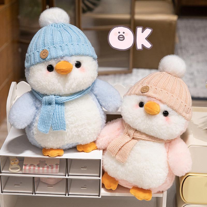 Face Smiley Penguin Plush Toy Cute Stuffed Animal Oceanarium Souvenir Gift