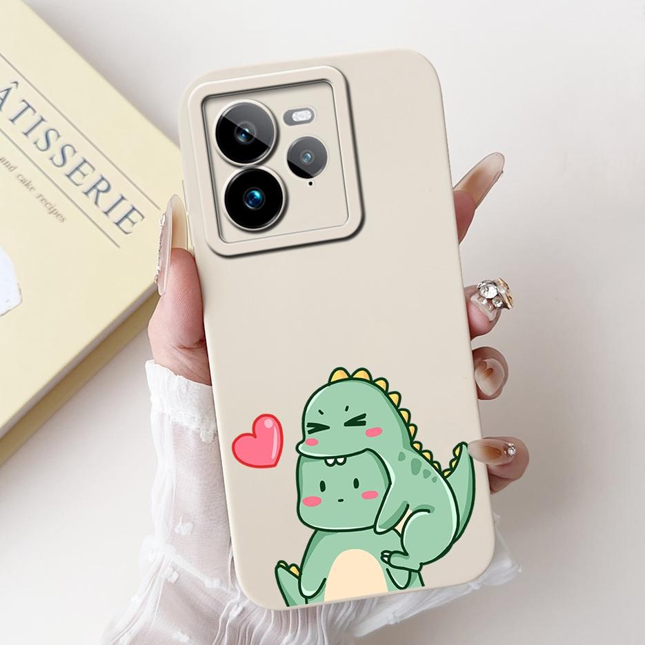 For Realme GT7 Pro 5G Case RMX5010 Cute Fashion Cartoon Cover Soft TPU Phone Case For Realme GT 7 GT7 T GT7T 5G Back Cover Coque