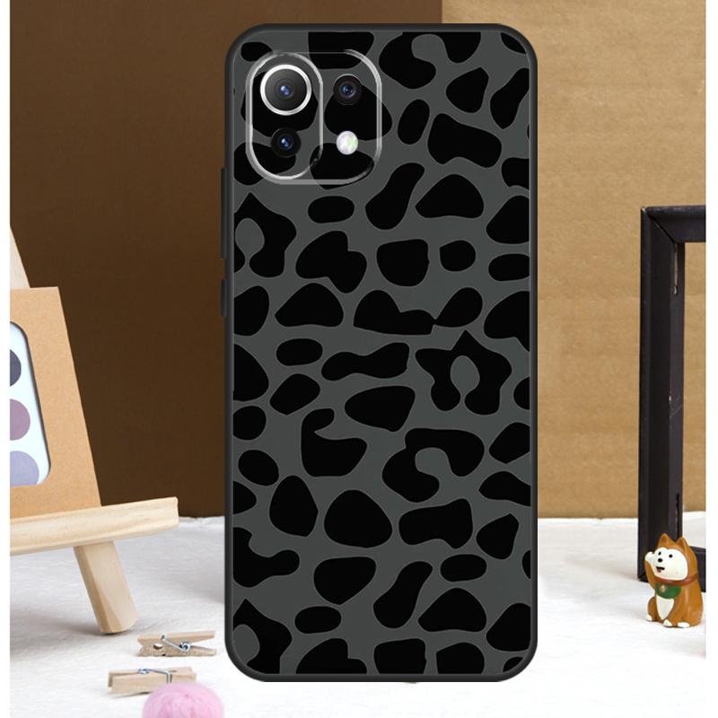 Leopardmönster Svart Gepardmönster Fodral För Xiaomi 13T 14 Pro 11T 12T 12 13 Lite POCO X6 X3 X4 X5 F5 Pro F3 M5s M6 Pro Skydd
