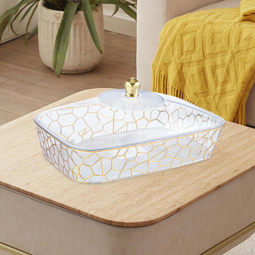 Fruit Serving Tray Candy Snacks Nordic Transparent Home Decoration Dish Bowl for