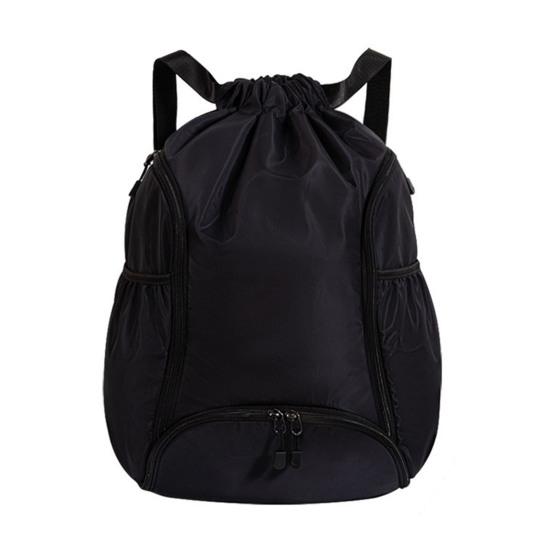 

Футбольный рюкзак, спортивный рюкзак с отделением для мяча или обуви, рюкзак на шнурке для баскетбола, волейбола, футбола, мужской, женский чёрный