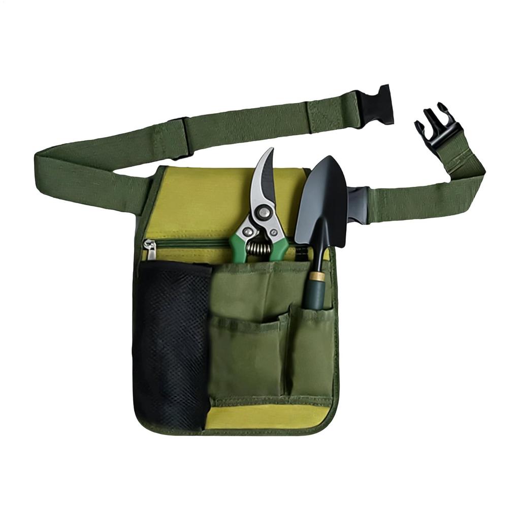 Garden Tool Belt Adjustable Unisex Multiple Pockets Multifunctional Pouch Men Tool Belts For Planting Harvesting Pruning Floral