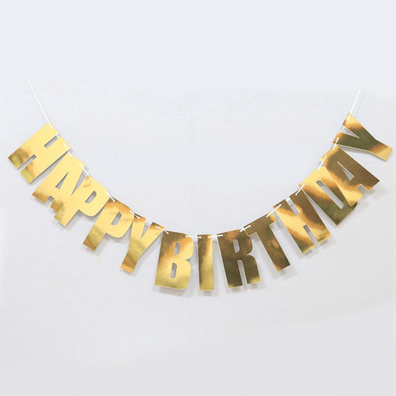 Creative Birthday Party Banner - Kids' Letter Decoration