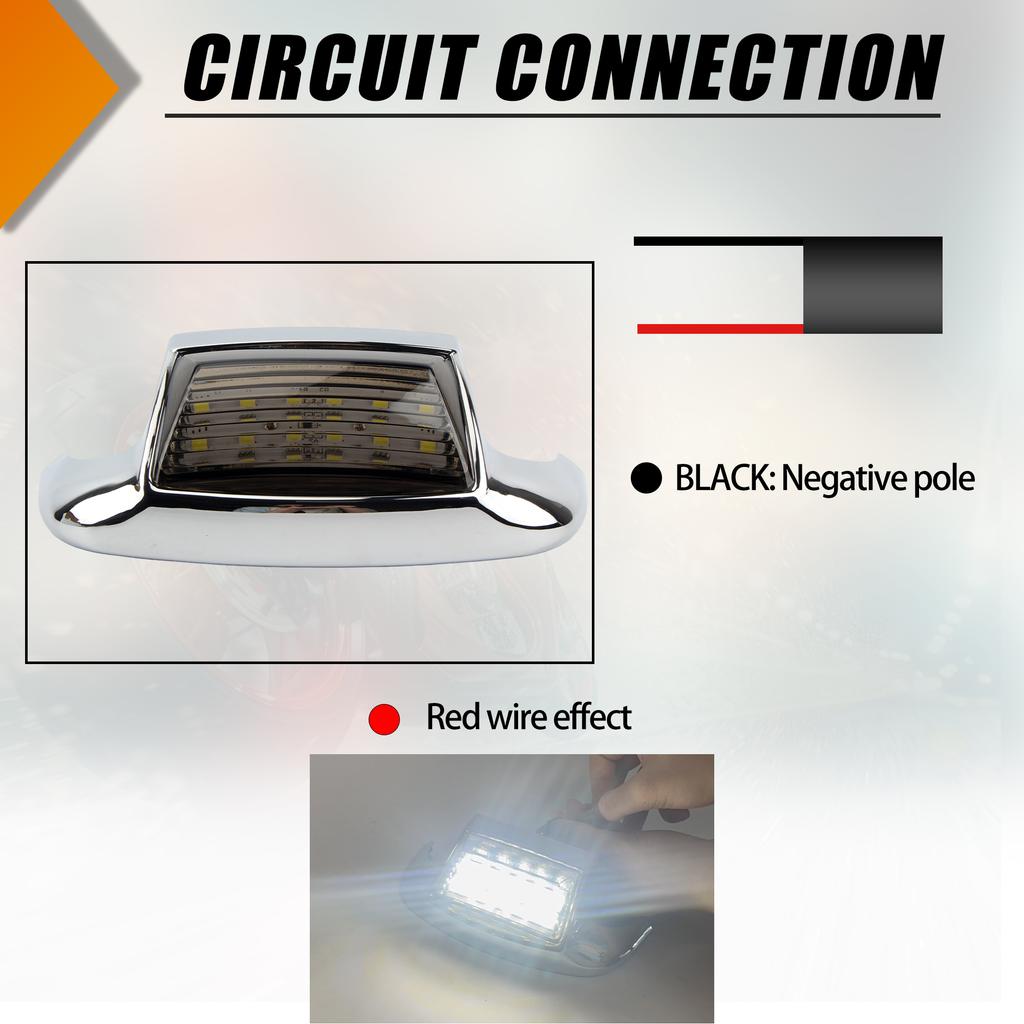 For Harley Road King Motorcycle LED Front Rear Light FLHR Heritage Softail Classic FLSTC Electra Glide Motocross Tip Light