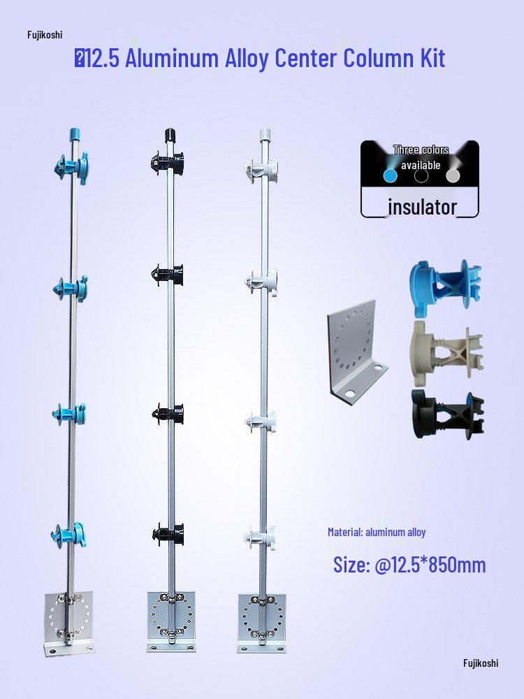 Pulse Electronic Fence Accessory Set: Aluminum Alloy Brackets & Posts (10 Sets) with Free Shipping