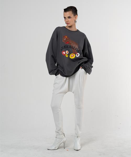 GREEDILOUS Pony Logo Sweatshirt