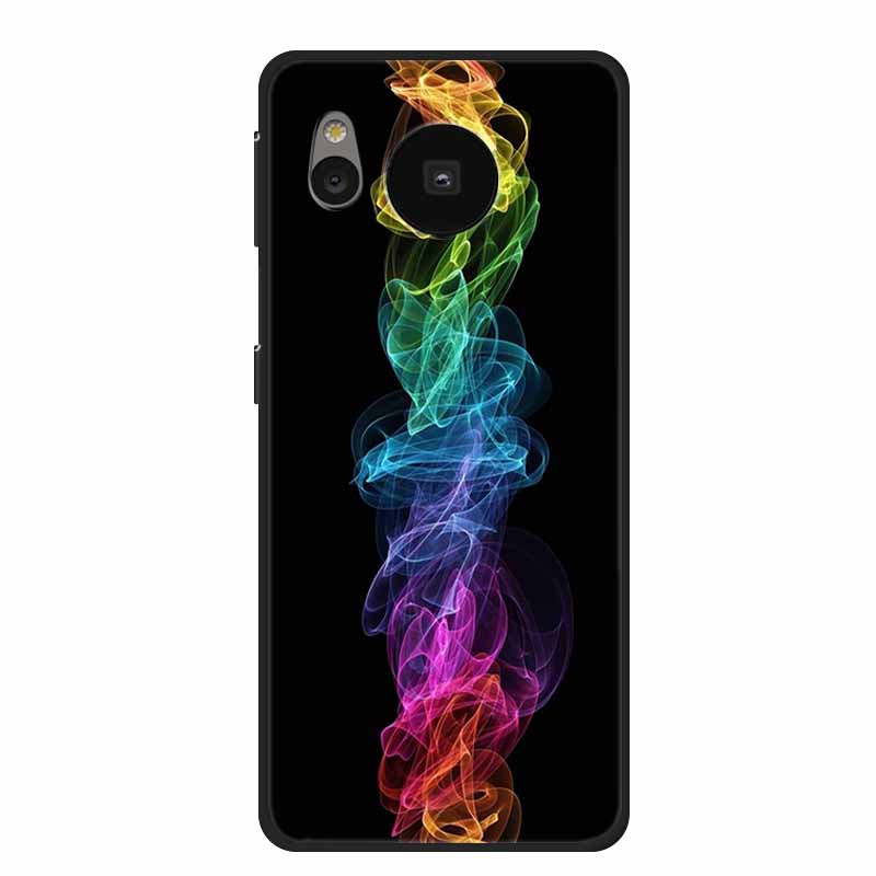 Per Custodia Sharp Aquos Sense 8 Cover Telefono Sense8 Silicone Nero Morbida Cover Posteriore Custodie Coque