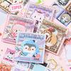 Pixel Art Sticker Book Cartoon Character Mosaic Stickers Grid For Diy Hand Account Journal Phone Case Decor