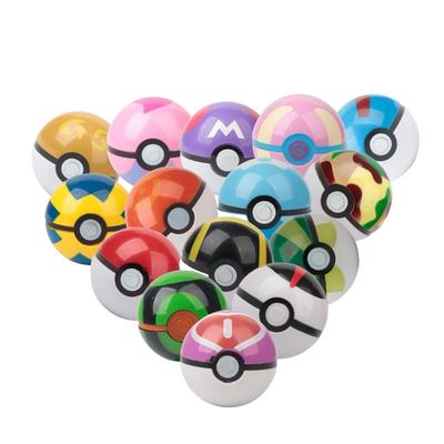 7cm Pokémon Dessin Animé Pikachu Elfe Animal de Compagnie Balle Créative Pokeball Poke Balls Enfants Fans Collectionnable Mode Tendance Jouet Cadeau de Noël
