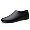 Fashion Spring Summer Mens Casual Shoes Genuine Leather Male Loafers Slip-On Mocasines Soft-Soled Driving Shoes Classic Business Falts