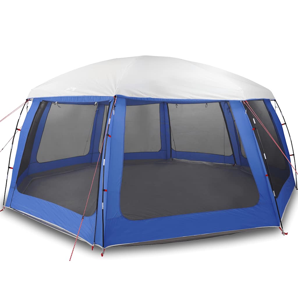 Pool Tent with Removable Rain Fly and Mesh Walls Azure Blue 690 x 690 cm