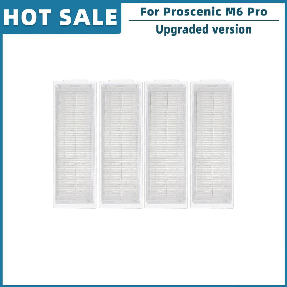 Replacement For Proscenic M6 Pro Robot Vacuum Cleaner Spare Parts Accessories Roller Main Side Brush Hepa Filter Mop Rag Cloth