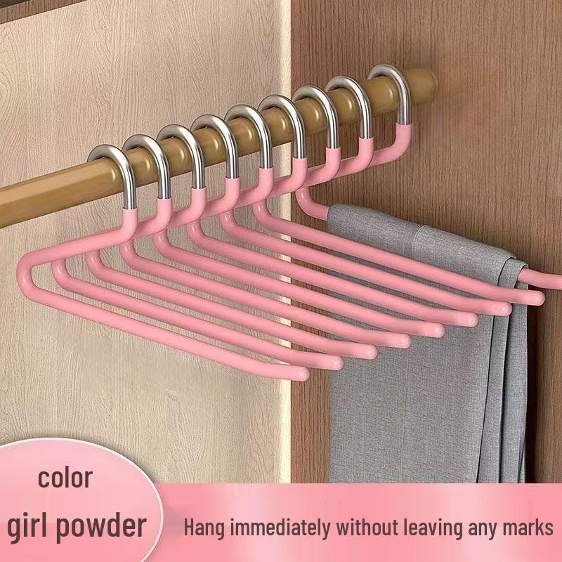 Goose-Shaped Non-Slip Pants Hanger Clip, Z-Shape, Space-Saving Wardrobe Storage