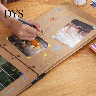 Nachfüllbares Notizbuch mit losen Blättern, DIY Fotoalbum, Hardcover Scrapbook Papierbuch für Reiseerinnerungen, Andenkenalbum, Hochzeiten, Jahrestage