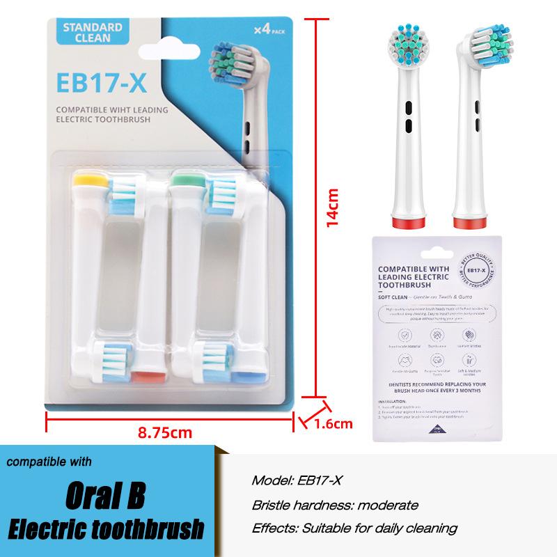 

For Oral B Electric Toothbrushes Head UV Sterilization High Density Hair Planting Dupont Soft Bristle Brush