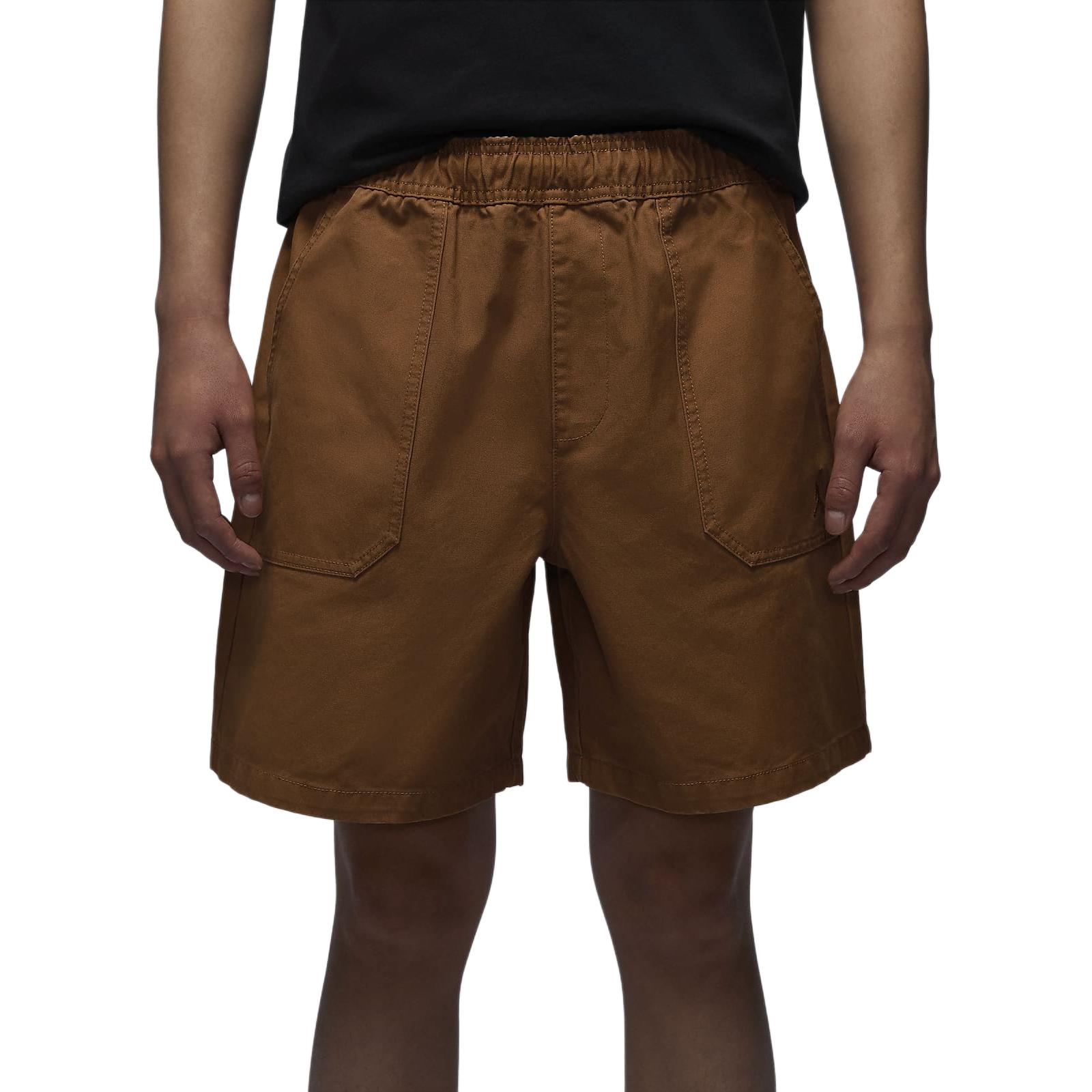 

Jordan Мужские спортивные шорты Essentials Woven с эластичной резинкой на талии из хлопка, бронзовые FV7266228 S