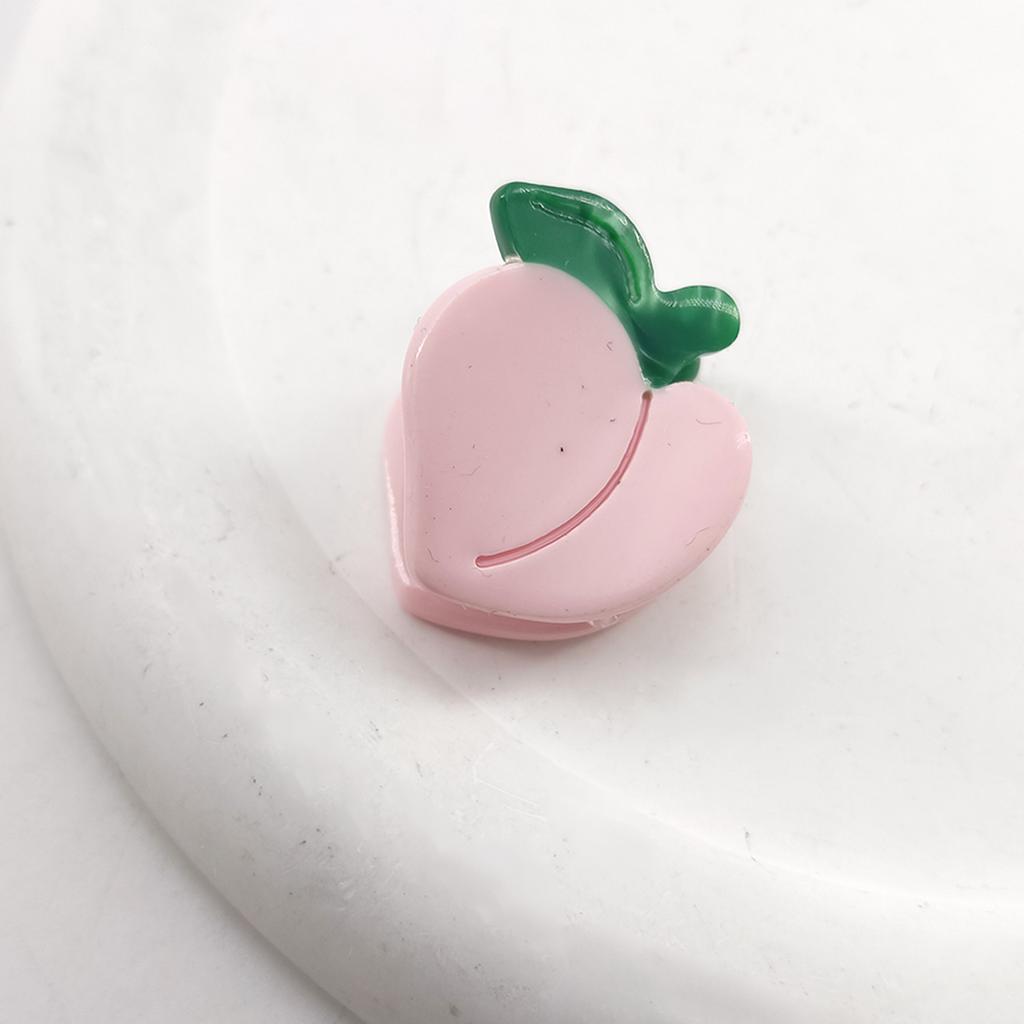 Cartoon Fruit Acetate Hairpin Cute Little Grab Strawberry Lemon Cherry Grape Bangs Broken Hairpin Top Clip Hair Accessories