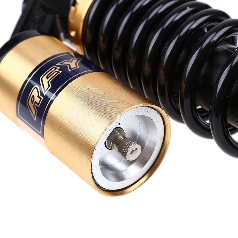 320mm 340mm 360mm 380mm 400mm Amortisseur à Air Universel Type U / Trou Rond Ressort de Suspension Arrière Scooter DirtBike Gokart Quad ATV Moto