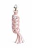 Hobby Horse Braided Rope Lead - White and Powder Pink