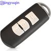 Jingyuqin 3 Tasten Smart Key Shell für MAZDA M2 M3 M5 M6 CX-3 CX-5 Demio Axela Premacy Atenza Auto Remote Keyless Fall fob