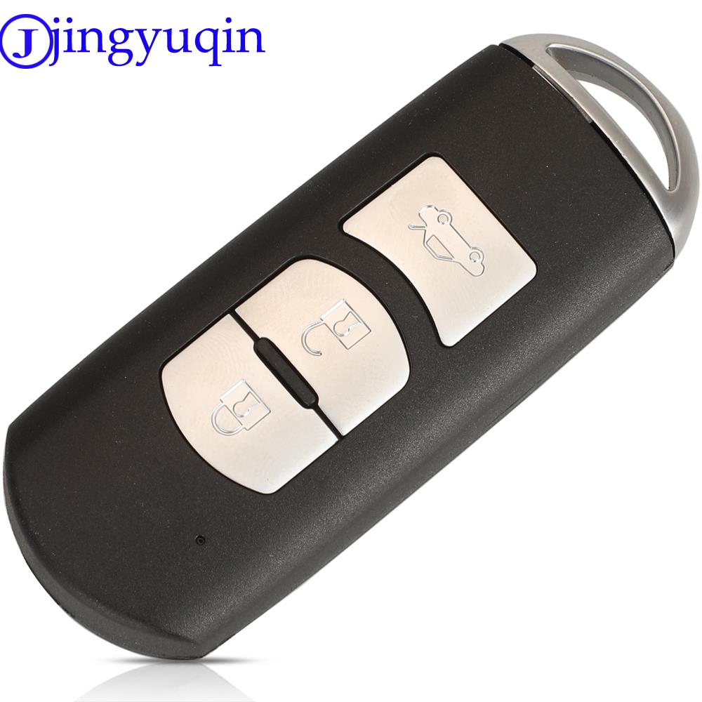 Jingyuqin 3 Tasten Smart Key Shell für MAZDA M2 M3 M5 M6 CX-3 CX-5 Demio Axela Premacy Atenza Auto Remote Keyless Fall fob
