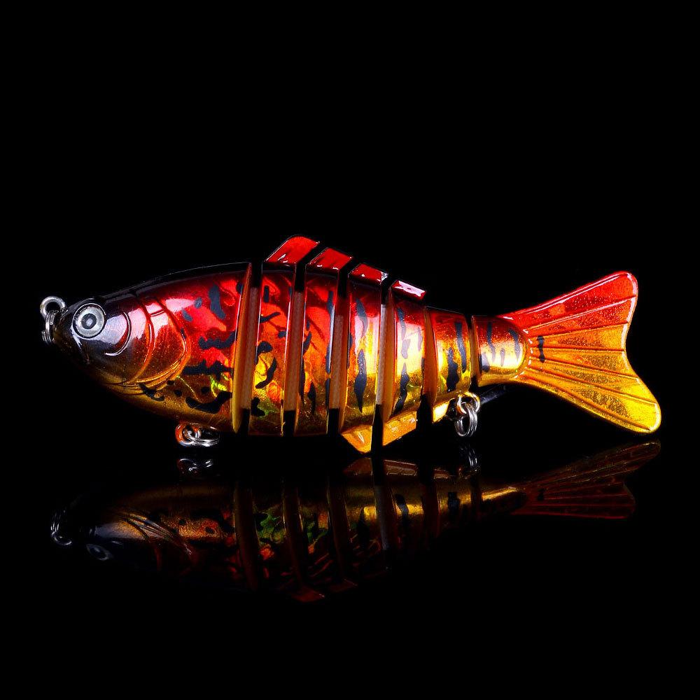 

Lure Bait Set10cm15.6gSubmerged Multi-Section Fish Bionic Bait Colorful New Model Long Casting Fake Bait Bass Crappie Fishing Ge 10cm-15.6g- 6